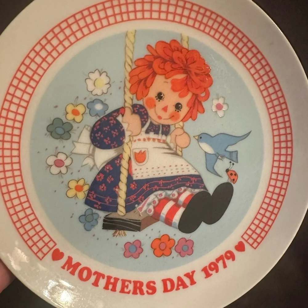 Raggedy Ann plate